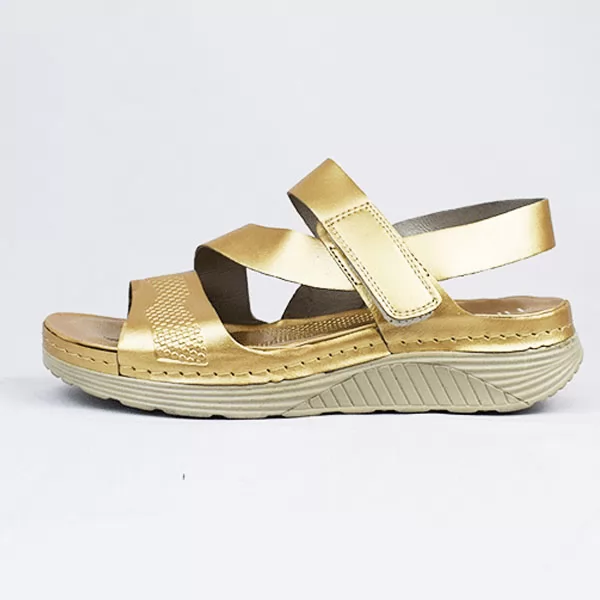 Sandale confort pour femme s011 doree